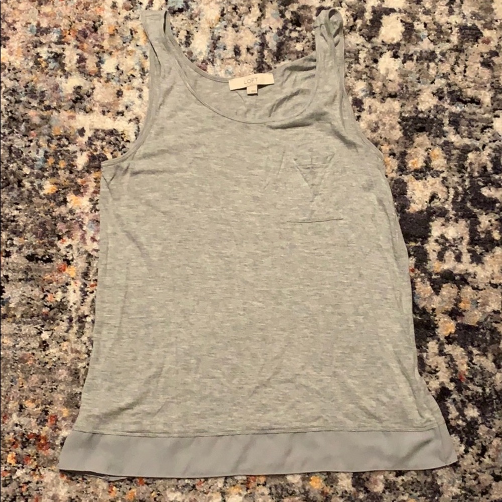 LOFT tank top with front pocket